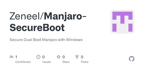 manjaro secure boot